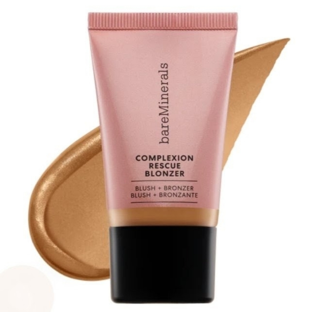 bareMinerals COMPLEXION RESCUE BLONZER Liquid Blush + Bronzer,KISS OF SPICE, NWT